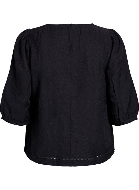 ZIZZI ELEGANCKA CZARNA BLUZKA 087B