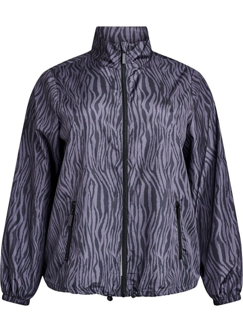 ZIZZI SPORTOWA KURTKA SZARA WZÓR ZEBRA 590B
