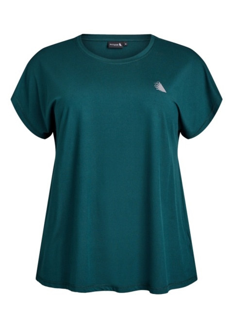 ZIZZI ZIELONY WYGODNY SPORTOWY T-SHIRT 054G