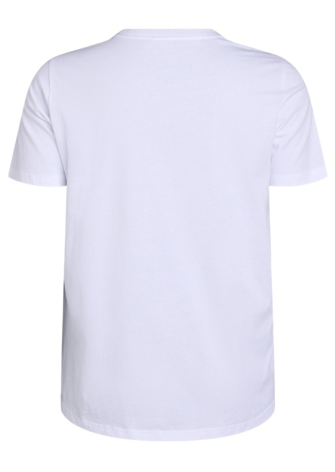 ZIZZI BAWEŁNIANY BIAŁY T-SHIRT NADRUK 253J