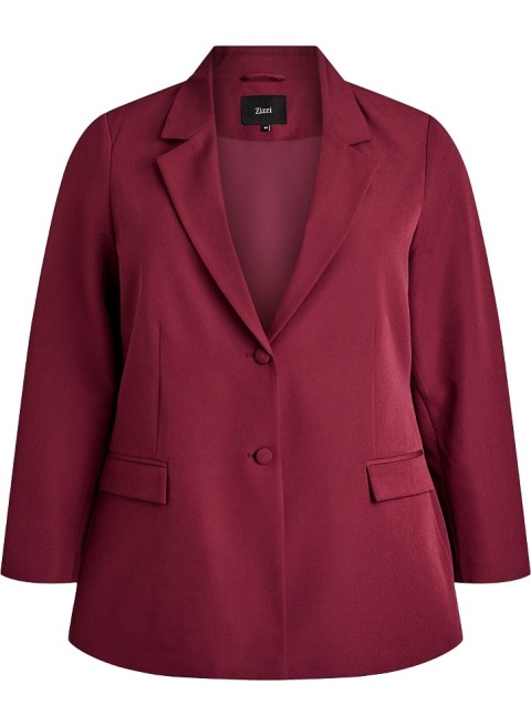 ZIZZI ELEGANCKA BORDOWA MARYNARKA 377B