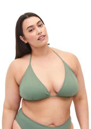 ZIZZI MIĘTOWY BIUSTONOSZ KĄPIELOWY BIKINI WIĄZANIE 608E