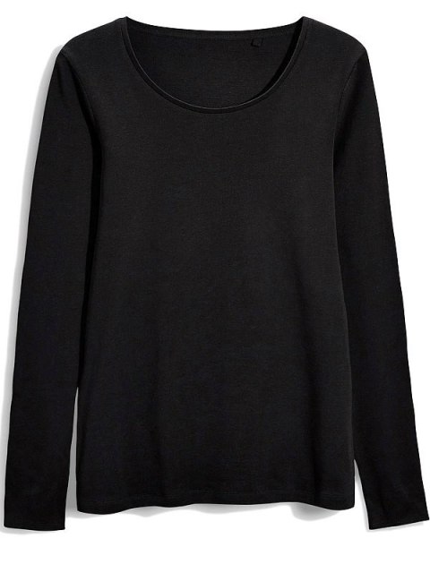 EX NEXT MODNA BLUZKA BASIC CZARNA NE02 EX NEXT MODNA BLUZKA BASIC CZARNA NE02