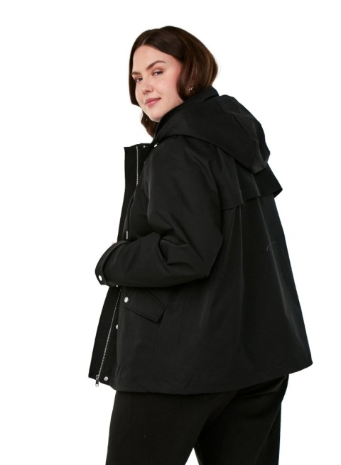 ZIZZI CZARNA KURTKA PARKA PRZEJŚCIOWA 441A