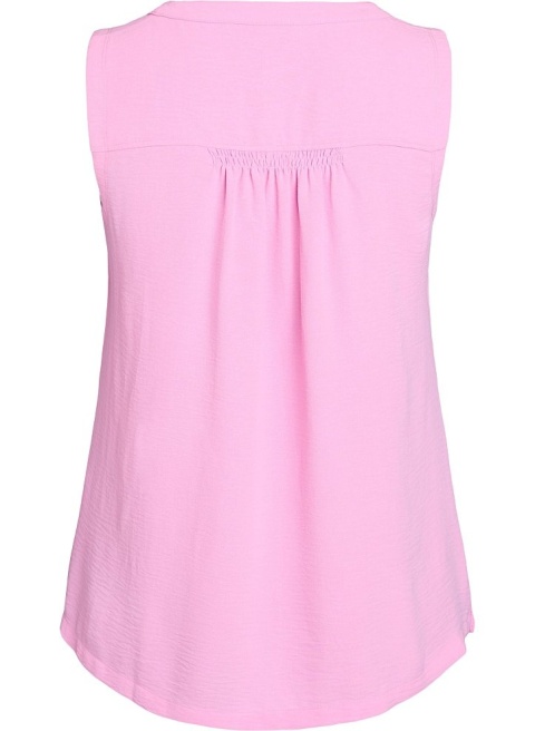 ZIZZI ELEGANCKA RÓŻOWA BLUZKA TOP BEZ RĘKAWÓW 990C