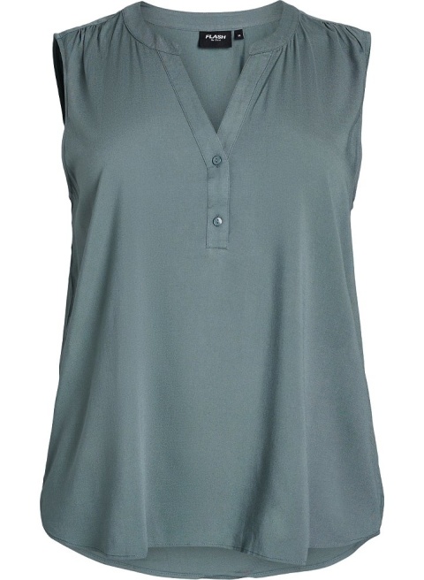 ZIZZI ELEGANCKA ZIELONA BLUZKA TOP WISKOZA 048B