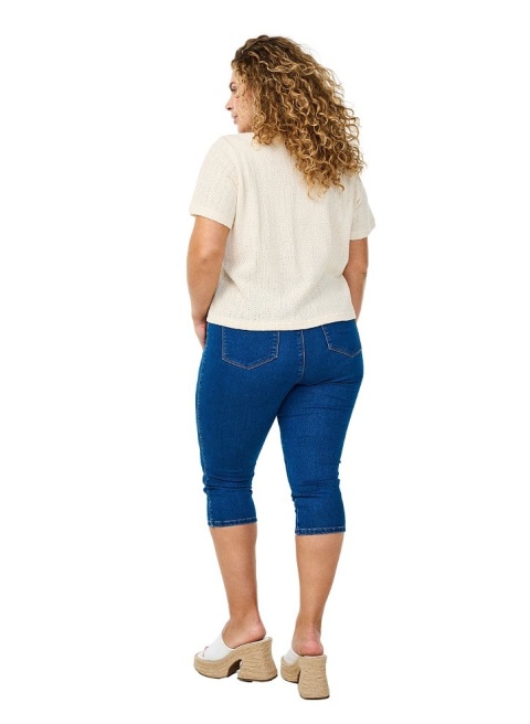 ZIZZI JEANSY JEGGINSY RYBACZKI NIEBIESKIE 027B