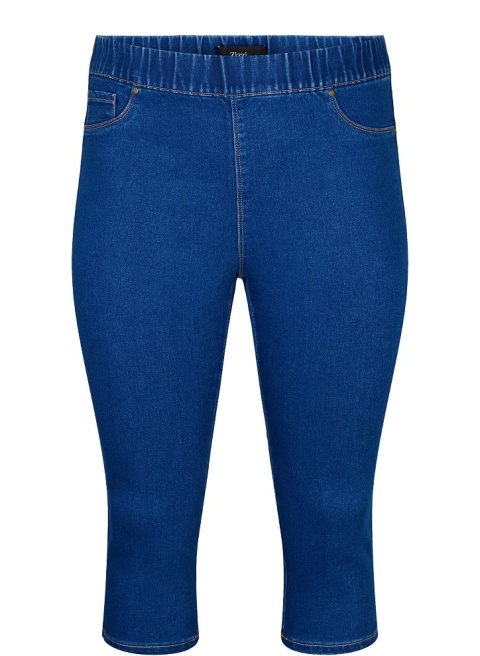 ZIZZI JEANSY JEGGINSY RYBACZKI NIEBIESKIE 027B