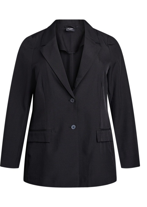 ZIZZI ELEGANCKA CZARNA MARYNARKA 042C