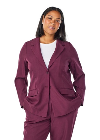 ZIZZI ELEGANCKA BORDOWA MARYNARKA 042C