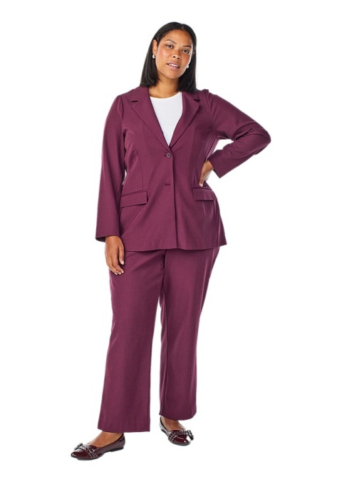 ZIZZI ELEGANCKA BORDOWA MARYNARKA 042C