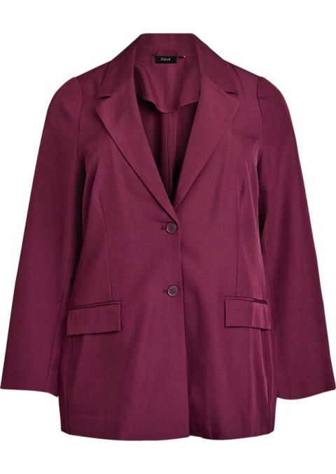 ZIZZI ELEGANCKA BORDOWA MARYNARKA 042C