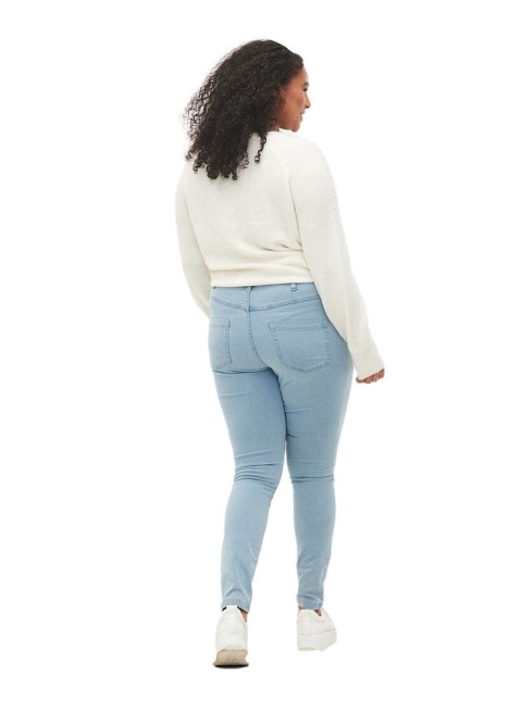 ZIZZI AMY JASNE SPODNIE JEANSY ZWĘŻANE N78 568A
