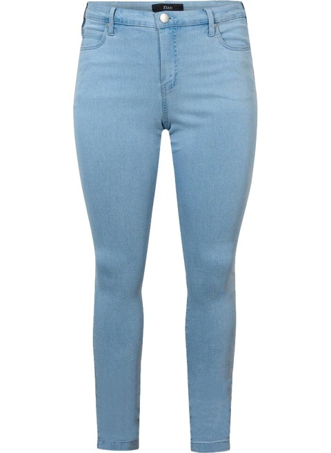 ZIZZI AMY JASNE SPODNIE JEANSY ZWĘŻANE N78 568A