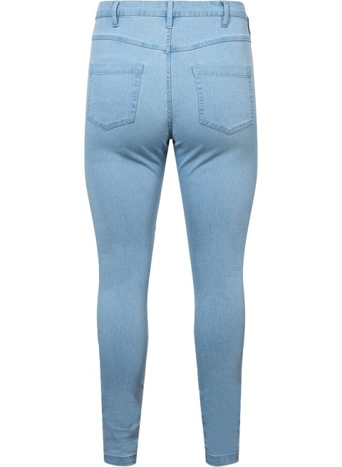 ZIZZI AMY JASNE SPODNIE JEANSY ZWĘŻANE N78 568A