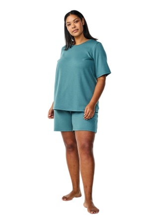 ZIZZI CIEPŁA KLASYCZNA NIEBIESKA BLUZKA T-SHIRT 055F