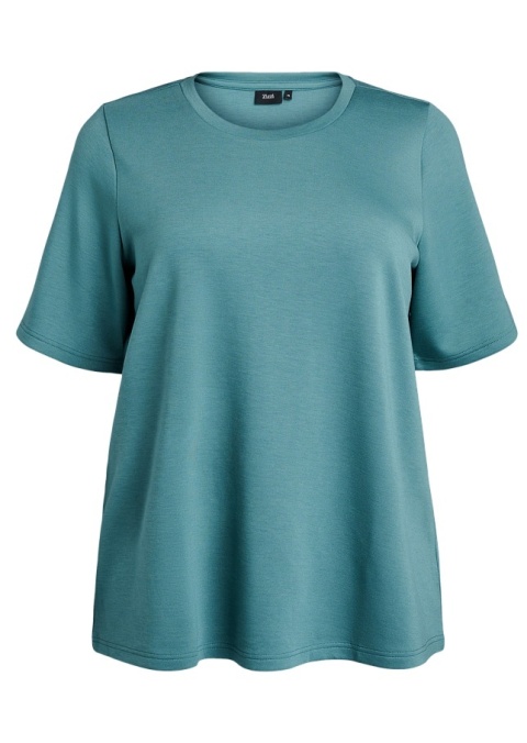 ZIZZI CIEPŁA KLASYCZNA NIEBIESKA BLUZKA T-SHIRT 055F