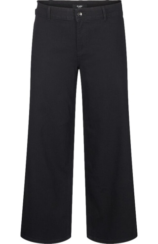 ZIZZI CZARNE SPODNIE JEANSY SZEROKIE WYSOKI STAN N78 001E