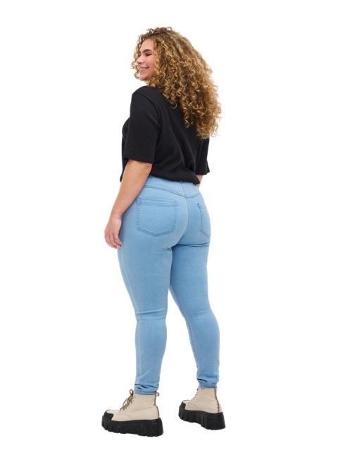 ZIZZI EX LT BLUE BŁĘKITNE RURKI JEANSY KLASYCZNE SPODNIE 305L N78