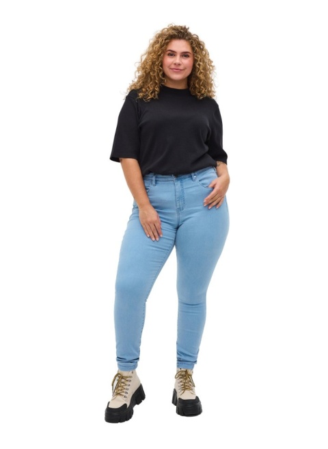 ZIZZI EX LT BLUE BŁĘKITNE RURKI JEANSY KLASYCZNE SPODNIE 305L N78