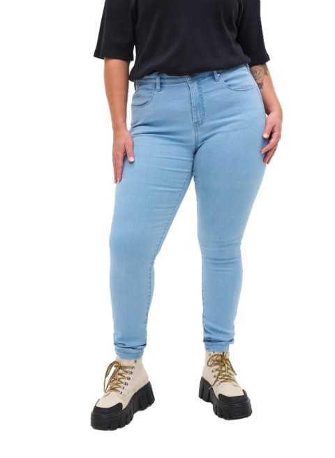 ZIZZI EX LT BLUE BŁĘKITNE RURKI JEANSY KLASYCZNE SPODNIE 305L N78