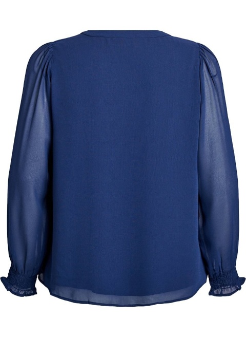 ZIZZI ELEGANCKA GRANATOWA BLUZKA 698A