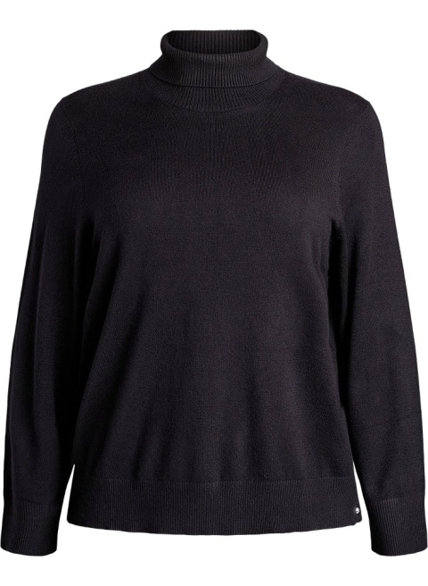 ZIZZI FINEZYJNY SWETER Z GOLFEM OZDOBNE GUZIKI 479E