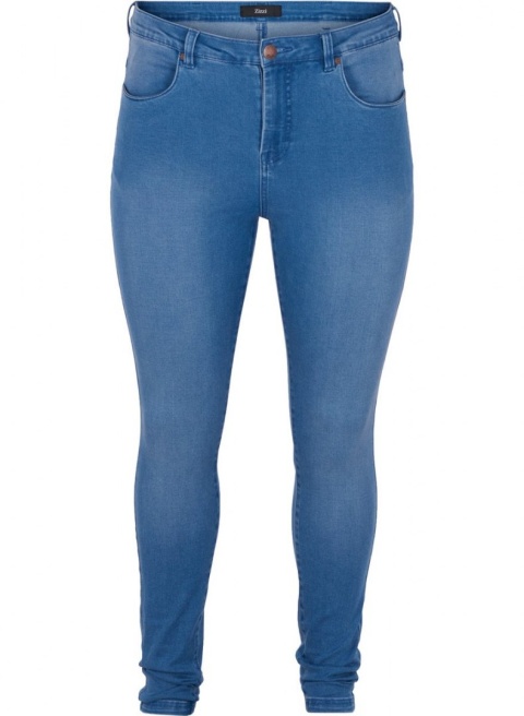 ZIZZI JASNE KLASYCZNE JEANSY SPODNIE RURKI N78 305L