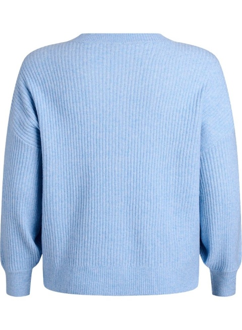 ZIZZI NIEBIESKI SWETER PIONOWO PRĄŻKOWANY 332C