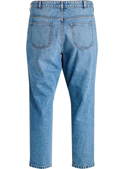 ZIZZI SPODNIE BLUE DENIM JEANSY NIEBIESKIE MOM FIT BAWEŁNA 042N