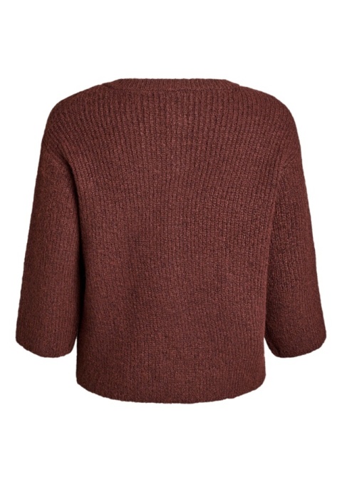 ZIZZI ELEGANCKI BRĄZOWY KARDIGAN SWETER DZIANINA 510C