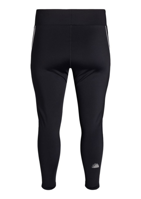 ZIZZI CZARNE SPORTOWE LEGGINSY 7/8 LAMÓWKI 216F
