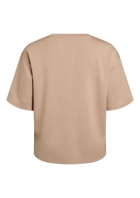 ZIZZI KOMFORTOWA BEŻOWA BLUZKA T-SHIRT 105A