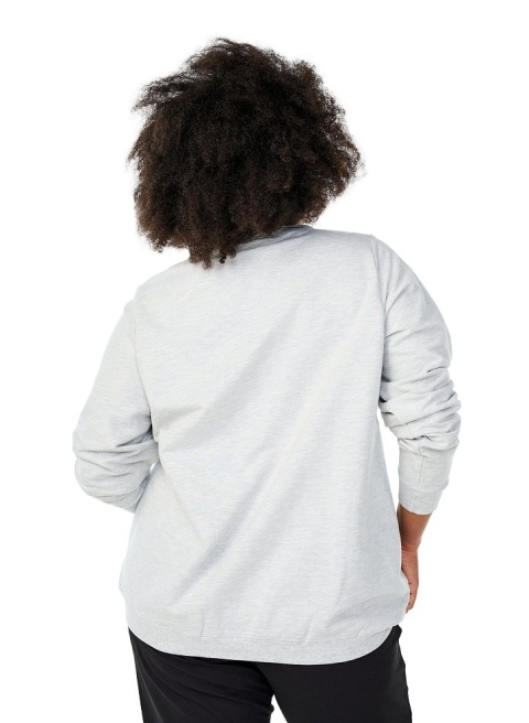 ZIZZI SZARA WYGODNA BLUZA Z KOŁNIERZEM 265A