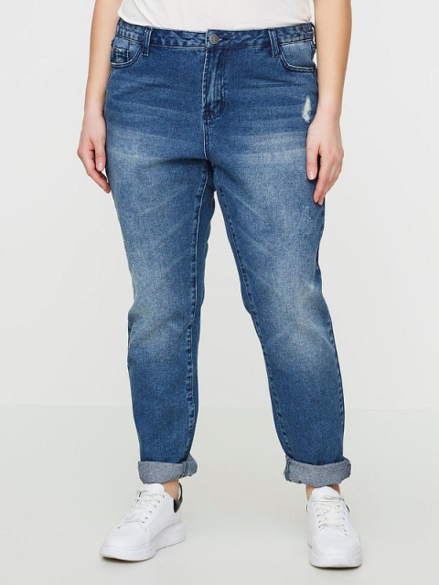 JUNAROSE JEANSY BLUE DENIM BOYFRIEND 6312 JUNAROSE JEANSY BLUE DENIM BOYFRIEND 6312