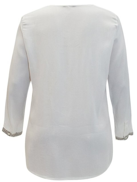 THEA ELEGANCKA BIAŁA TUNIKA CEKINY TT01 THEA ELEGANCKA BIAŁA TUNIKA CEKINY TT01