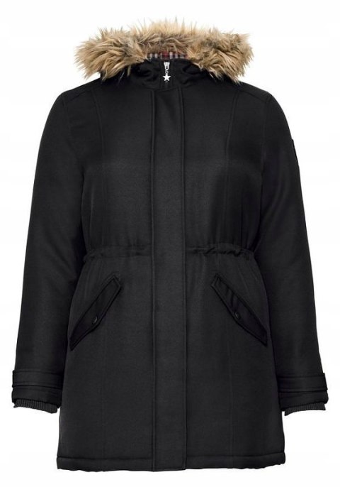 EX SHEEGO CIEPŁA KURTKA PARKA CZERŃ SH49 EX SHEEGO CIEPŁA KURTKA PARKA CZERŃ SH49
