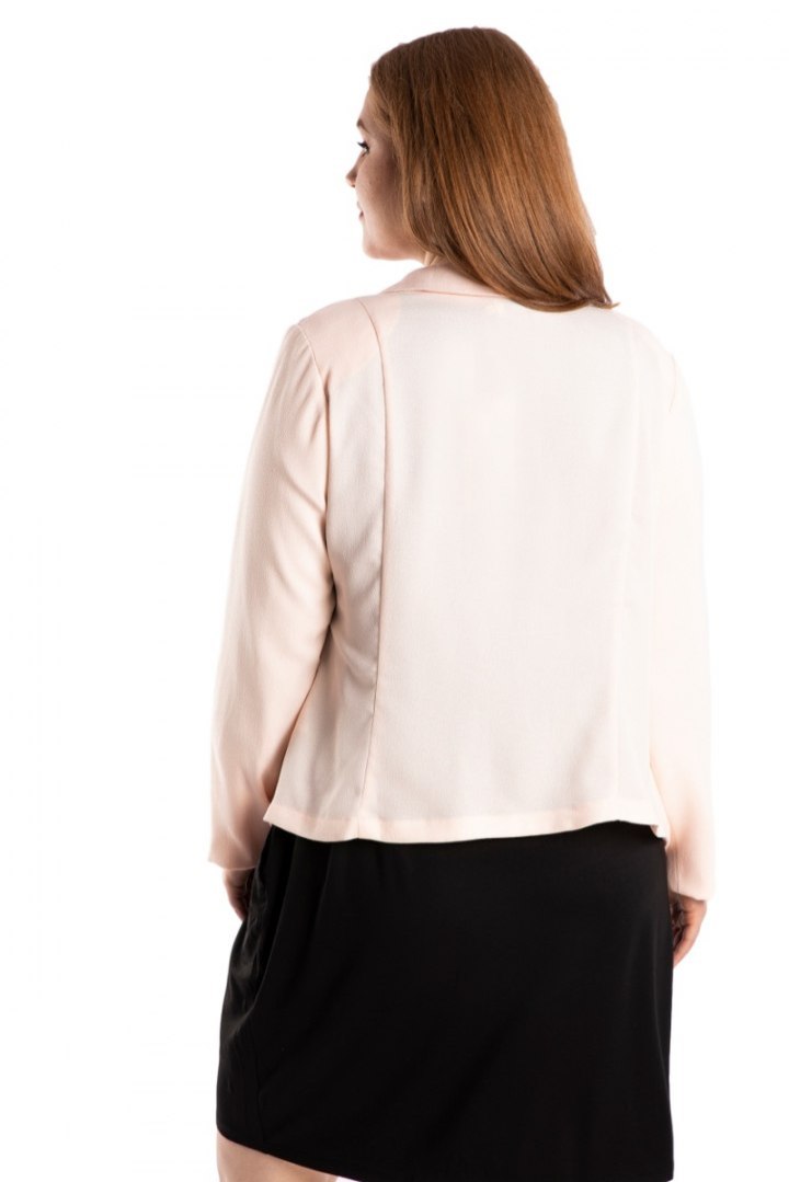 ZIZZI ELEGANCKI RÓŻOWY ŻAKIET 688A ZIZZI ELEGANCKI RÓŻOWY ŻAKIET 688A