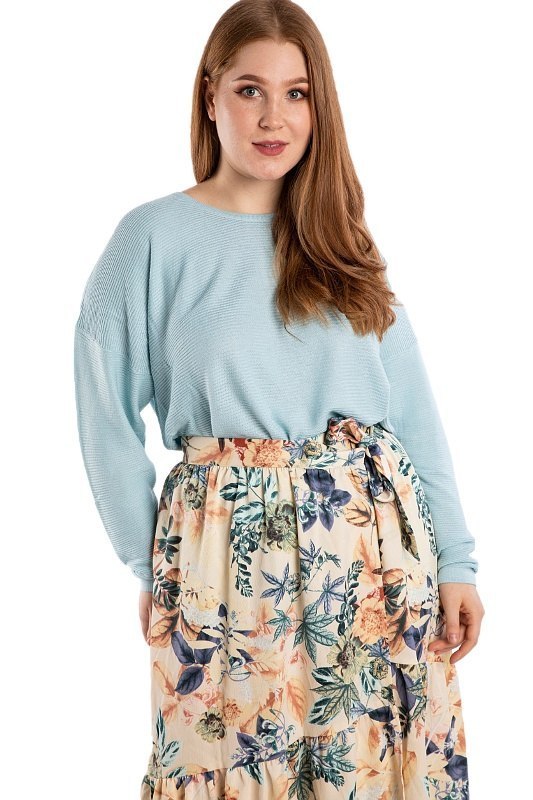 ZIZZI SPÓDNICA FALBANY FLORAL PRINT 441A ZIZZI SPÓDNICA FALBANY FLORAL PRINT 441A
