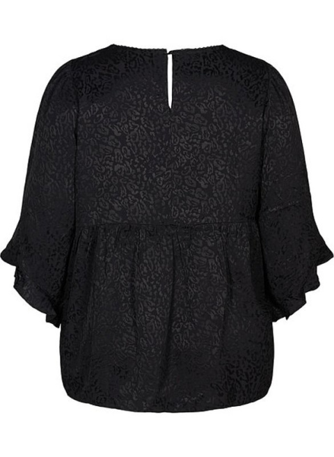ZIZZI ELEGANCKA KOSZULA HAFTY CZERŃ CĘTKI 727A ZIZZI ELEGANCKA KOSZULA HAFTY CZERŃ CĘTKI 727A