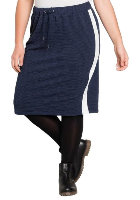 SHEEGO ŚLICZNA DZIANINOWA SPÓDNICA GRANAT SH78 SHEEGO ŚLICZNA DZIANINOWA SPÓDNICA GRANAT SH78