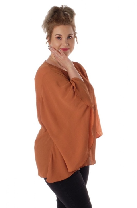 ZIZZI RUDA BLUZKA/TUNIKA OVERSIZE Z059 ZIZZI RUDA BLUZKA/TUNIKA OVERSIZE Z059