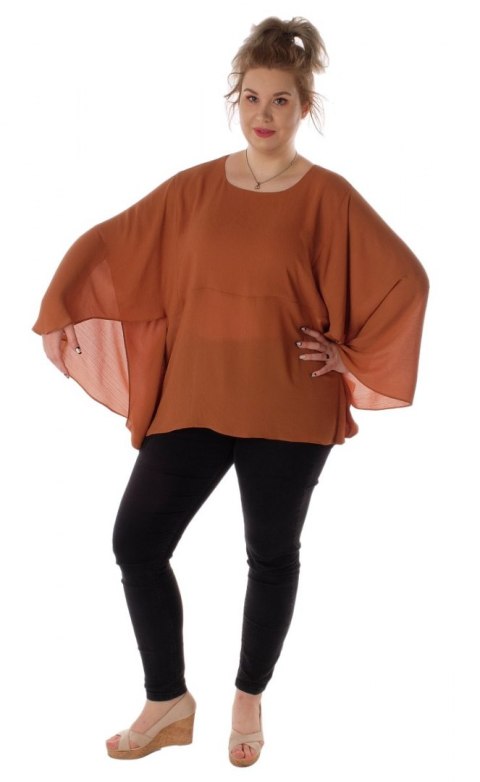 ZIZZI RUDA BLUZKA/TUNIKA OVERSIZE Z059 ZIZZI RUDA BLUZKA/TUNIKA OVERSIZE Z059