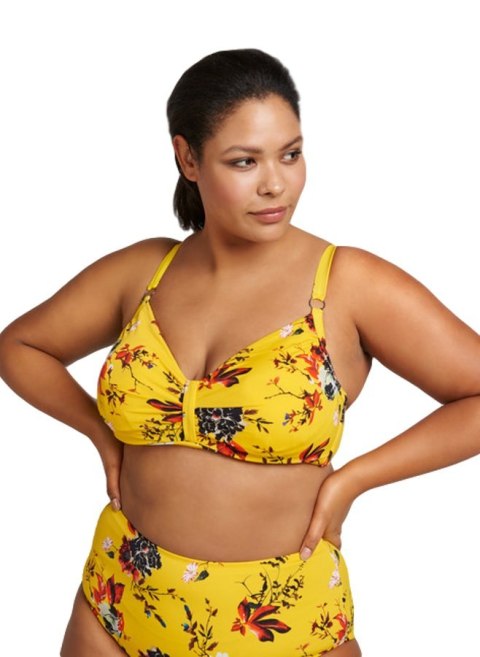 ZIZZI GÓRA OD BIKINI ŻÓŁTA W KWIATY 013B ZIZZI GÓRA OD BIKINI ŻÓŁTA W KWIATY 013B