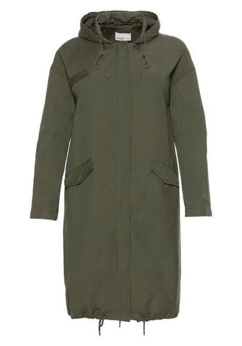 SHEEGO FANTASTYCZNA PARKA KHAKI PŁASZCZ SH26 SHEEGO FANTASTYCZNA PARKA KHAKI PŁASZCZ SH26
