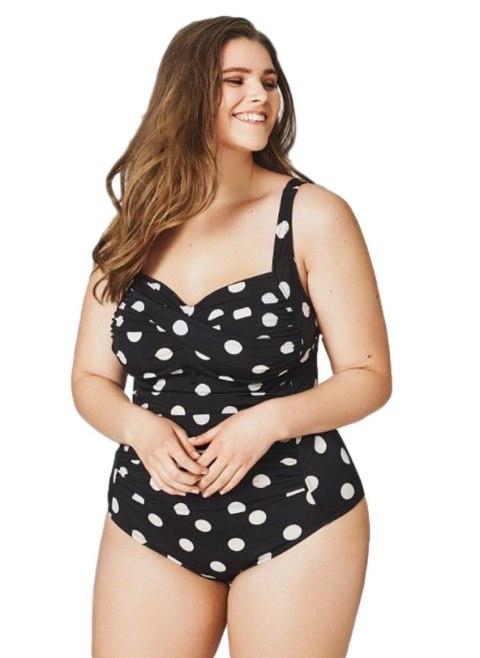 ZIZZI MODNY KOSTIUM MARSZCENIA GROCHY 007A ZIZZI MODNY KOSTIUM MARSZCENIA GROCHY 007A