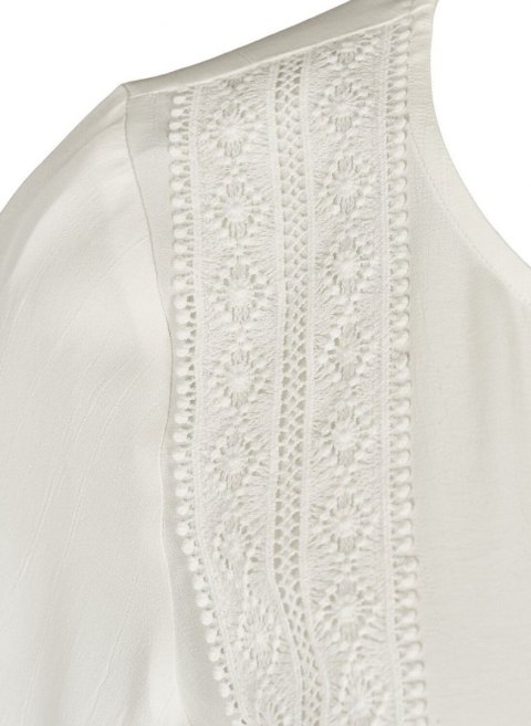 ZIZZI BIAŁA BLUZKA AŻUR STYL BOHO 059A ZIZZI BIAŁA BLUZKA AŻUR STYL BOHO 059A