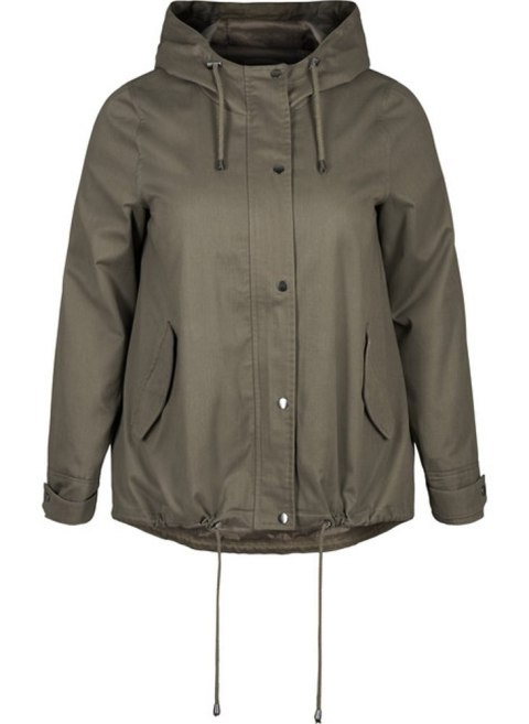 ZIZZI PRZEJŚCIOWA KURTKA KHAKI 606A ZIZZI PRZEJŚCIOWA KURTKA KHAKI 606A