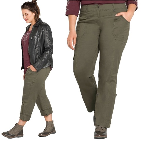 SHEEGO WYGODNE SPODNIE KHAKI BAWEŁNA SH90 SHEEGO WYGODNE SPODNIE KHAKI BAWEŁNA SH90