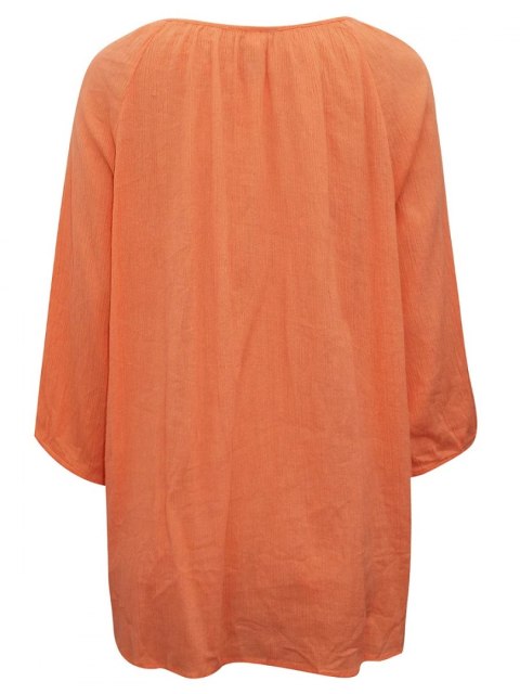 CATHERINE ELEGANCKA POMARAŃCZOWA TUNIKA CA38 CATHERINE ELEGANCKA POMARAŃCZOWA TUNIKA CA38